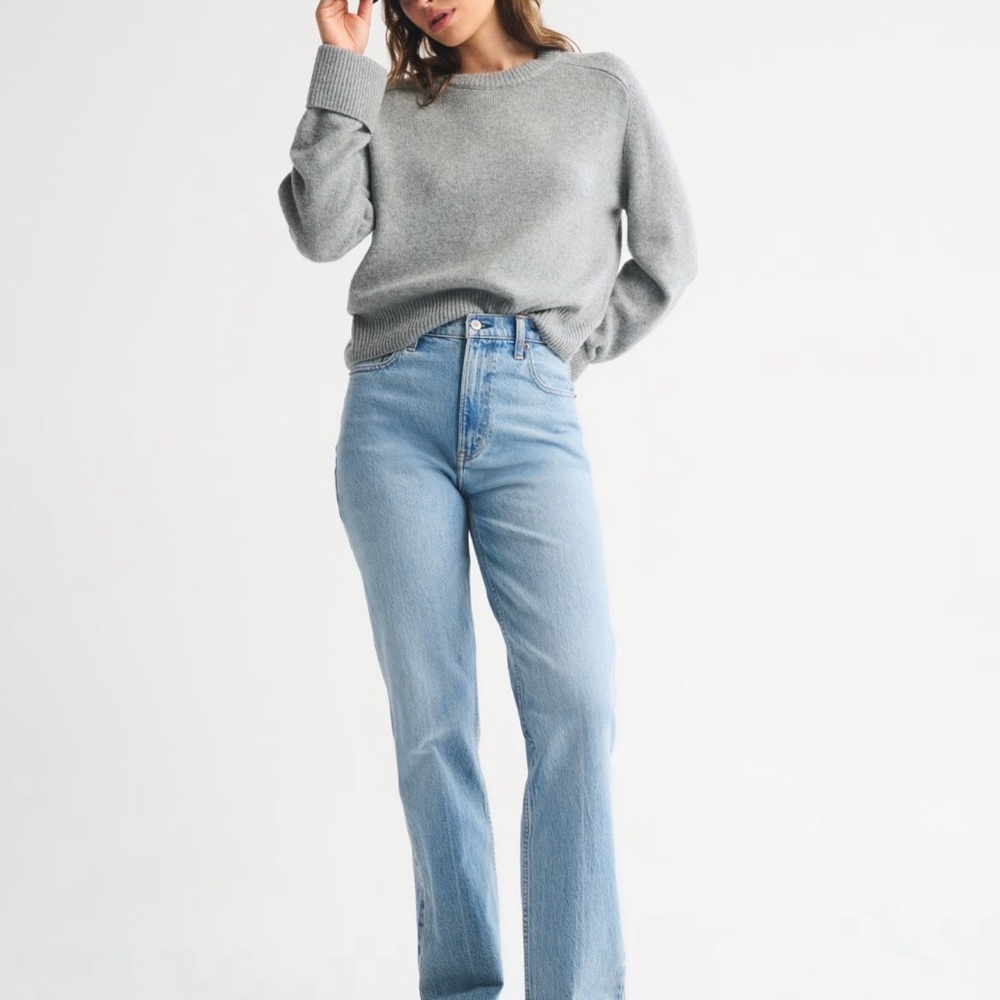 Abercrombie and fitch 90s straight 6 short jeans